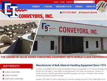 Tablet Screenshot of conveyorsinc.net